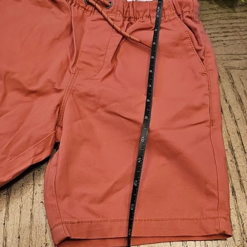 NEXT Terracotta Drawstring Shorts Size 8 NWT